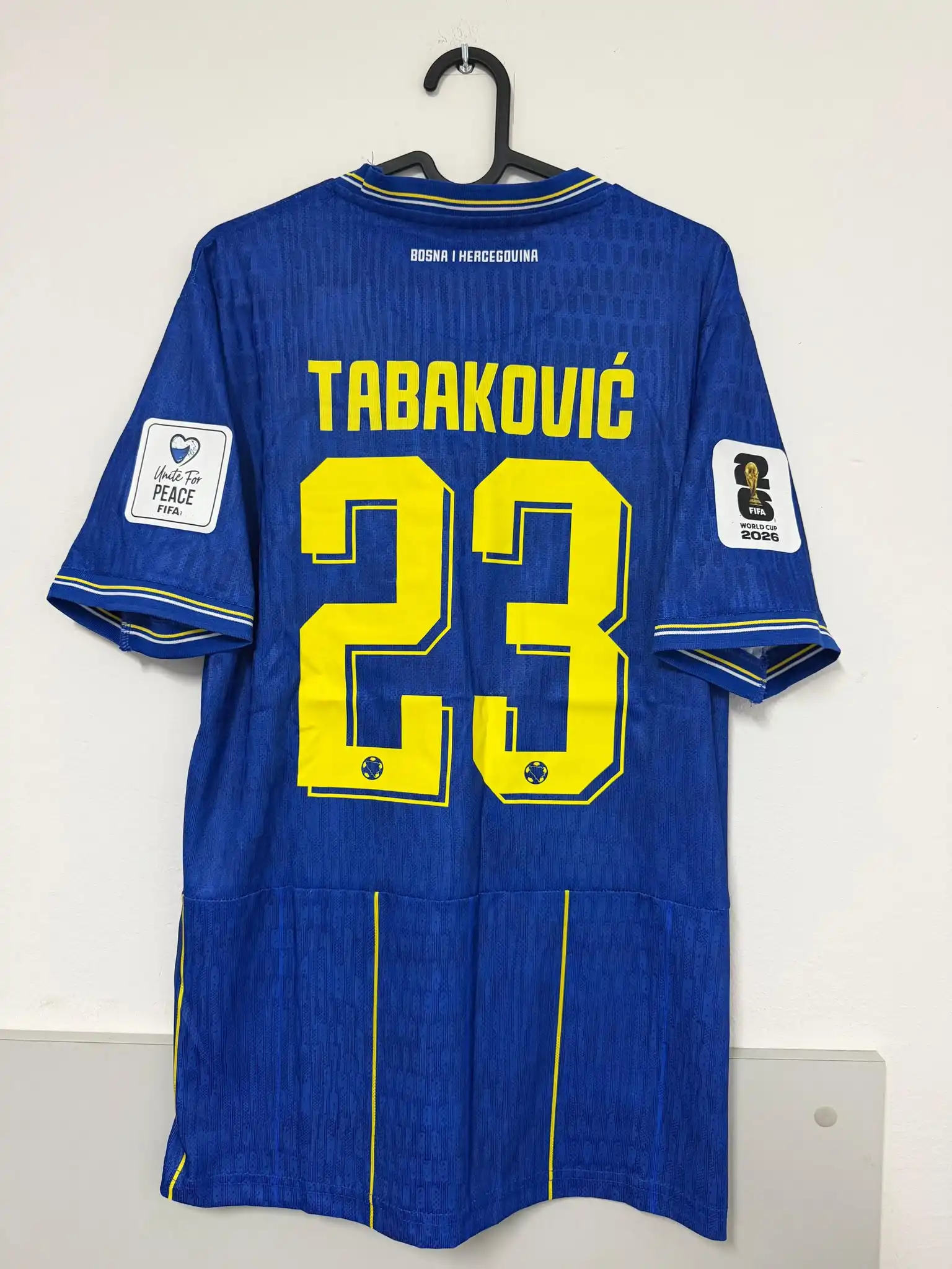 BiH 2026 domaci dres TABAKOVIC #23 - veličina L - dostupno na stanju
