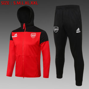 Dres Komplet s kapuljačom Arsenal 21/22 – crveni