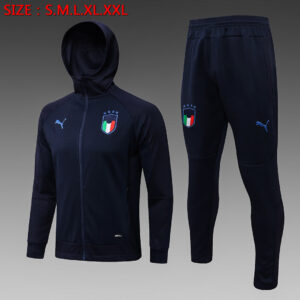 Dres Komplet s kapuljačom Italija 21/22 – safirnoplavi