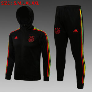 Dres Komplet s kapuljačom Ajax 21/22 – crni