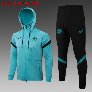 Dres Komplet s kapuljačom Inter Milan 21/22 – svijetloplavi