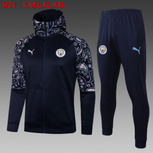 Dres Komplet s kapuljačom Manchester City 20/21 – safirnoplavi