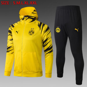 Dres Komplet s kapuljačom Borussia Dortmund 20/21 – žuti