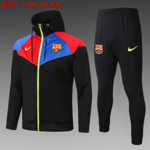 Dres Komplet s kapuljačom Barcelona 20/21 – crni