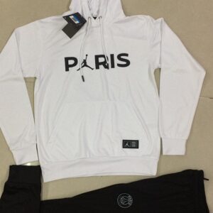 Dres Komplet s kapuljačom PSG Jordan 18/19 – bijeli