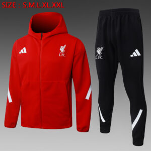 Dres Komplet s kapuljačom Liverpool 25/26 – crveni