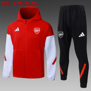 Dres Komplet s kapuljačom Arsenal 25/26 – crveni
