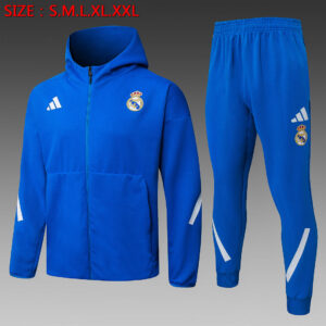 Dres Komplet s kapuljačom Real Madrid 25/26 – svijetloplavi