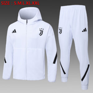 Dres Komplet s kapuljačom Juventus 25/26 – bijeli