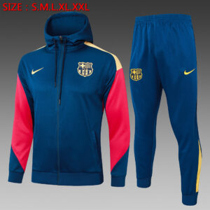 Dres Komplet s kapuljačom Barcelona 24/25 – tirkizni