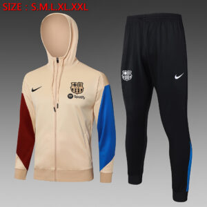 Dres Komplet s kapuljačom Barcelona 24/25 – bež