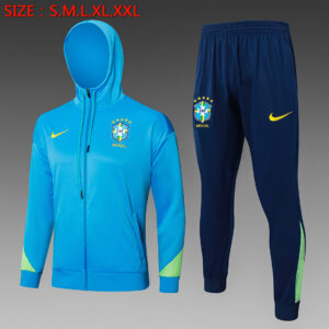 Dres Komplet s kapuljačom Brazil – svijetloplavi