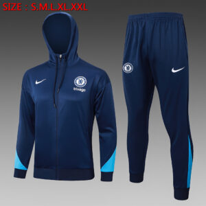 Dres Komplet s kapuljačom Chelsea 24/25 – safirnoplavi