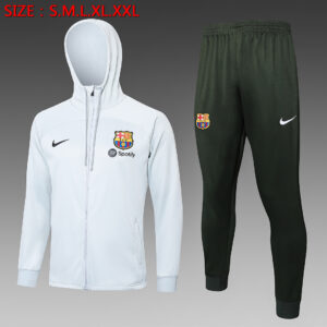 Dres Komplet s kapuljačom Barcelona 23/24 – svijetlosivi