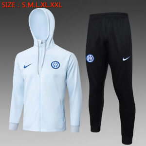 Dres Komplet s kapuljačom Inter Milan 23/24 – svijetlosivi