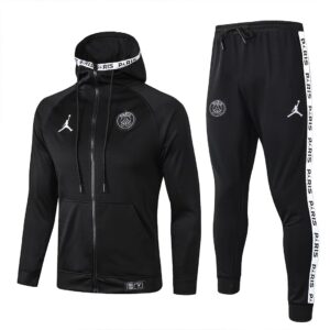 Dres Komplet s kapuljačom Jordan 19/20 – crni, bijeli detalji