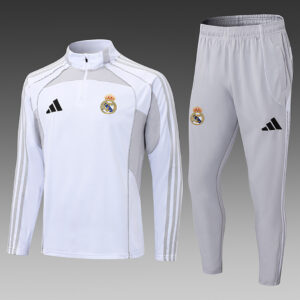 Dres Trening komplet Real Madrid 25/26 – bijeli, sivi detalji