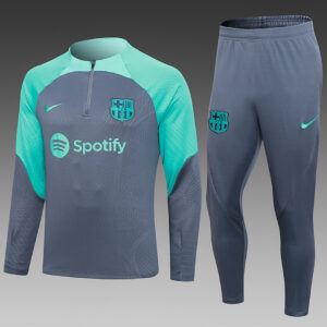 Dres Trening komplet Barcelona 23/24 – sivi, reljefni detalji