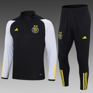 Dres Trening komplet Alžir 23/24 – crni, sivi rukavi