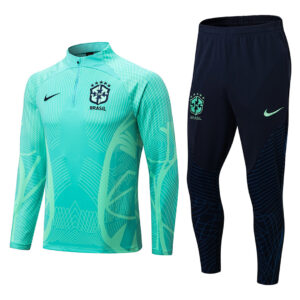 Dres Trening komplet Brazil 22/23 – zeleni, uzorak preko kompleta