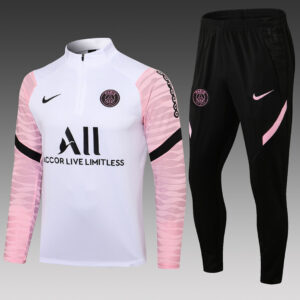 Dres Trening komplet PSG 21/22 – bijeli, ružičasti rukavi