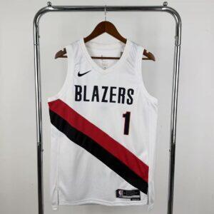 Dres NBA dres Portland Trail Blazers 2026 bijeli – Morant, broj 1