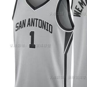 Dres NBA dres San Antonio Spurs 2026 limitirana edicija, sivi – Wembanyama, broj 1