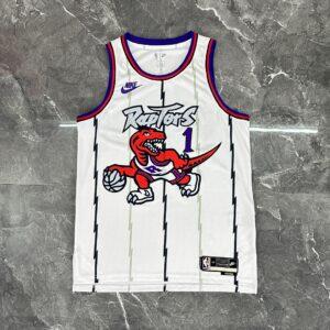 Dres NBA dres Toronto Raptors 2026 retro bijeli – McGrady, broj 1
