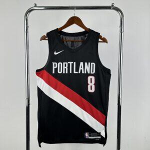 Dres NBA dres Portland Trail Blazers 2026 gostujući crni – Avdija, broj 8