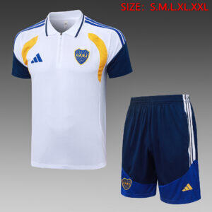 Dres Polo komplet Boca Juniors 25/26 – bijeli