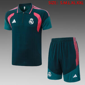 Dres Polo komplet Real Madrid 26/27 – tamnozeleni