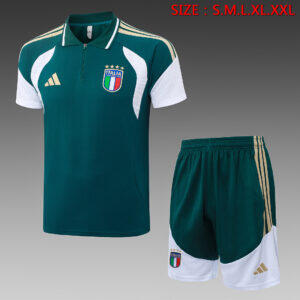 Dres Polo komplet Italija 26/27 – tamnozeleni
