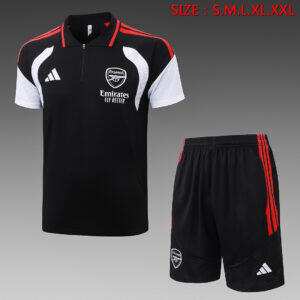 Dres Polo komplet Arsenal 26/27 – crni