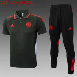 Dres Polo majica Bayern München 25/26 – tamnozelena