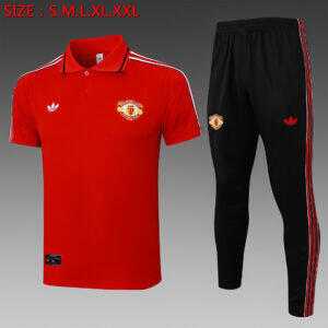 Dres Retro polo majica Manchester United 25/26 – crvena