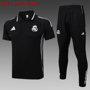 Dres Polo majica Real Madrid 25/26 – crna