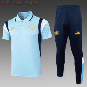 Dres Polo majica Manchester City 23/24 – svijetloplava