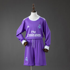 Dres Dječiji komplet – Real Madrid gostujući retro dugi rukavi 16/17