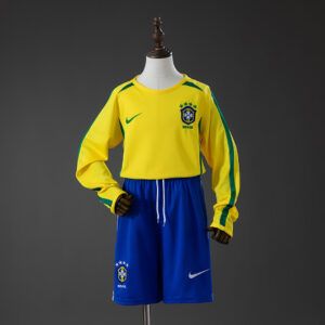Dres Dječiji komplet – Brazil domaći retro dugi rukavi 2002