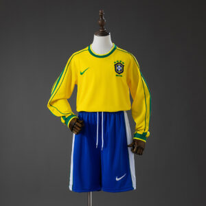 Dres Dječiji komplet – Brazil domaći retro dugi rukavi 1998
