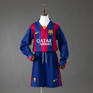 Dres Dječiji komplet – Barcelona domaći retro dugi rukavi 14/15
