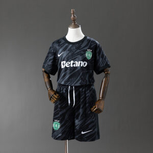Dres Dječiji komplet – Sporting CP golmanski crni 25/26